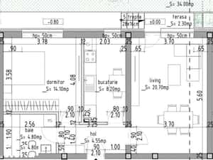 Popesti-Leordeni-Apartament 2 cam dec+gradina 34 mp si parcare inclusa — miniatura 3