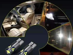 Bec Led Cree T10-W5W Can-bus (Lumină Alb-Rece) 360° — miniatura 7