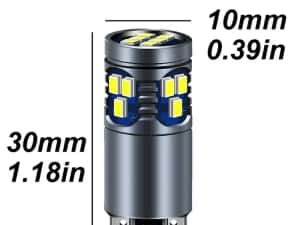 Bec Led Cree T10-W5W Can-bus (Lumină Alb-Rece) 360° — miniatura 10