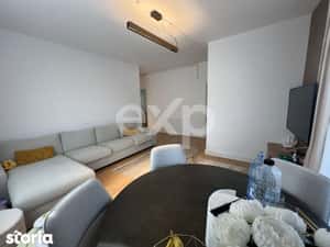 3 camere mobilate/utilitate 2 balcoane 400 metri metrou Straulesti Bloc — miniatura 4