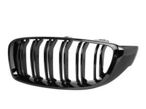 Grilă dublă / nari BMW Seria 4 F32 F33 F82 F83 – Model M  Negru Lucios — miniatura 5