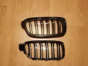 Grilă dublă / nari BMW Seria 4 F32 F33 F82 F83 – Model M  Negru Lucios — miniatura 6