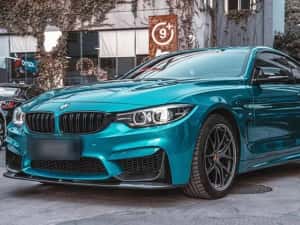 Grilă dublă / nari BMW Seria 4 F32 F33 F82 F83 – Model M  Negru Lucios — miniatura 7