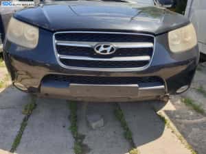 Bara Spoiler Fata cu Proiectoare Fara Grila cu Emblema Hyundai Santa Fe NFL Non Facelift 2006 - 2009 Culoare 2Z [Q3982]