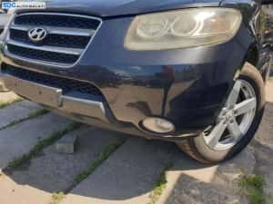 Bara Spoiler Fata cu Proiectoare Fara Grila cu Emblema Hyundai Santa Fe NFL Non Facelift 2006 - 2009 Culoare 2Z [Q3982] — miniatura 6