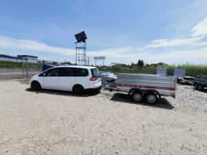 Remorca 750 kg mono-ax,dublu-ax, basculabila, apicola, moto ATV,R.A.R. — miniatura 3