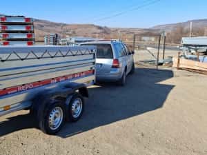 Remorca 750 kg mono-ax,dublu-ax, basculabila, apicola, moto ATV,R.A.R. — miniatura 5