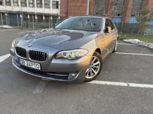 BMW F10 520d Automat,Navi mare ,Night Vision,Piele ,inmatriculata — miniatura 10