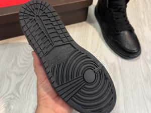 Adidasi Jordan 1 high triple black Premium — miniatura 10