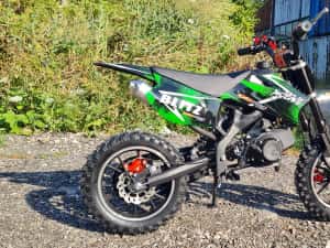 ross Enduro motocicleta pocket 49cc in 2 timpi roti pe 10 inch 60 cm — miniatura 4