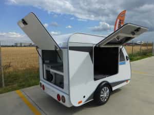 Mini rulota Tomplan Mini Tommy 750kg * sistem de franare