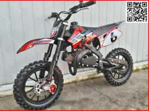 Motocicleta Motocros  copii 49cc Noi Sigilate cu Factura si garantie RATE TBI BANK — miniatura 10