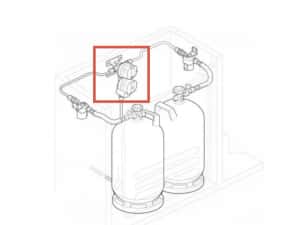 Regulator gaz Truma DuoControl CS 30mbar pt rulota/autorulota/camper — miniatura 5