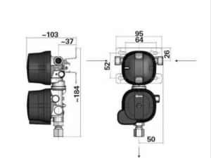 Regulator gaz Truma DuoControl CS 30mbar pt rulota/autorulota/camper — miniatura 7
