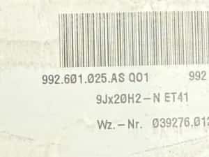 4x Jante Originale Porsche 911 Turbo S 992 20/21” — miniatura 7