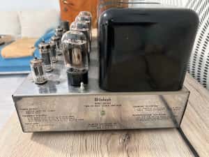 McIntosh MC240 amplificator putere lampi GE, Telefunken, NEC (1969) — miniatura 4