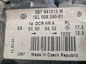 Far stanga xenon VW Passat cod 3B7 941015 M — miniatura 5