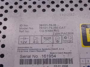 Radio cd 39101-79jB0 Suzuki SX4 1 (2006 - 2014) 2.0 d D20AA — miniatura 6