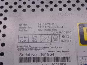 Radio cd 39101-79jB0 Suzuki SX4 1 (2006 - 2014) 2.0 d D20AA — miniatura 9