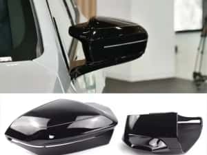 Capace oglinzi Bmw M Seria 5 7 i7 G60 G70 G90 negru lucios cu prinderi