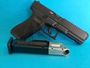 Glock 17 Gen5 pistol paintball cu bile cauciuc, recul puternic 5j — miniatura 9
