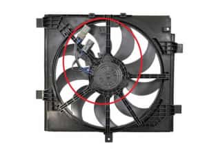 Motor electroventilator radiator NOU Nissan Juke Note Tiida — miniatura 7