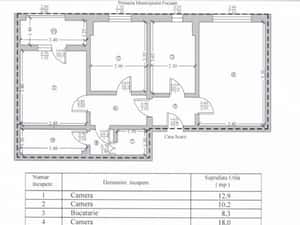 Apartament de vanzare, Sud,  3 camere — miniatura 2