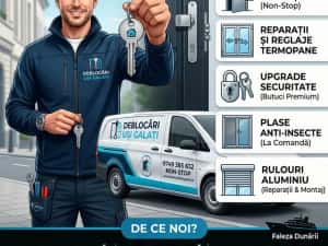 Reparatii Usi/Deblocari usi/Ferestre/Reparatii Termopane/yale usi — miniatura 5