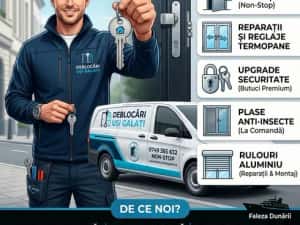 Reparatii Usi/Deblocari usi/Ferestre/Reparatii Termopane/yale usi — miniatura 10