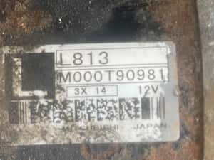Electromotor Mazda 6 Gg 2002 - 2008 1.8 L813, L823, L828 M000T90981 — miniatura 3