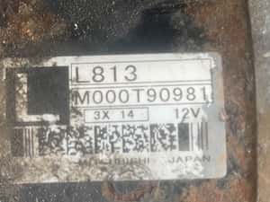 Electromotor Mazda 6 Gg 2002 - 2008 1.8 L813, L823, L828 M000T90981 — miniatura 9