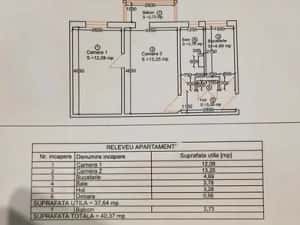 2 cam etaj 2 centrala proprie zona Tipografilor — miniatura 8