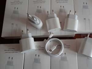 set incarcator 20w Fast Charge iPhone adaptor priza + cablu incarcare — miniatura 5