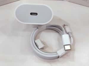 set incarcator 20w Fast Charge iPhone adaptor priza + cablu incarcare — miniatura 6