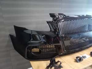 Bara fata Audi A4 B7 RS LOOK + S-LINE 2004-2007 Negru LY9B/LZ9Y — miniatura 9