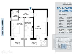 Apartament 2 camere decomandat bloc nou mutare 3-4 luni zona Pallady — miniatura 6
