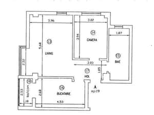 Proprietar-Hlincea, Apartament 2 camere, 65mp, mobilat-utilat, parcare — miniatura 2