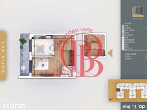 3 Camere modern-Scara interioara-Titan-Pallady-7min metrou — miniatura 5