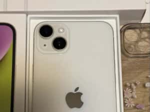 iPhone 14 Plus 6,7 inchi, culoare Starlight, Cutie Completă + Fast Charge Cadou — miniatura 10