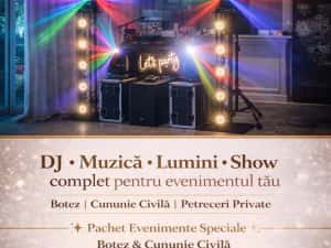 DJ  si solista evenimente  + fum greu foto video nunta botez cununie cabina foto — miniatura 1