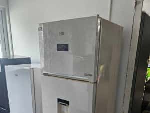 Frigider cu doua usi BEKO , No Frost,406 litri,H 187 cm, Clasa E, Dozator apa Gold ! — miniatura 3