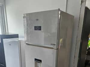 Frigider cu doua usi BEKO , No Frost,406 litri,H 187 cm, Clasa E, Dozator apa Gold ! — miniatura 7