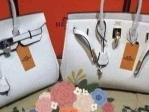 Geanta damă dimens.mare (40cmL) si medie (33cmL),model Kelly,saculet — miniatura 8