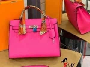 Geanta damă dimens.mare (40cmL) si medie (33cmL),model Kelly,saculet — miniatura 10