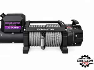 Troliu electric Dominator 20000 lb HD 24V platforma camion (9090kg)