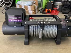 Troliu electric Dominator 20000 lb HD 24V platforma camion (9090kg) — miniatura 3