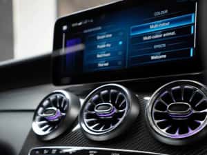 Grile Ventilatie Iluminate 64 culori Mercedes C-Class / GLC Fata/Spate — miniatura 5