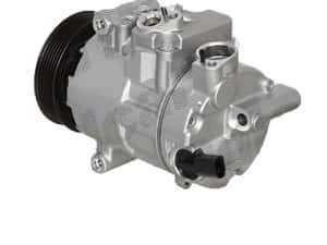 Compresor aer conditionat Audi A1, 202018, motor 1.2 Tfsi, 63kw, 1.4 Tfsi, 90/136kw, benzina; 1.6 TDI, 66/77kw, 2.0 TDI, 105kw, diesel, rola curea 110 mm, 6 caneluri, Tip Sanden/Denso/Delphi — miniatura 2