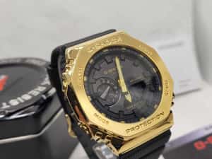 Ceas Casio G shock GM 2100g -1a9er, Gold-Black .Nou, Garantie 2 ani — miniatura 7