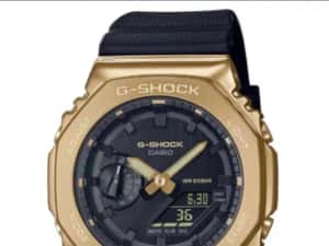 Ceas Casio G shock GM 2100g -1a9er, Gold-Black .Nou, Garantie 2 ani — miniatura 8